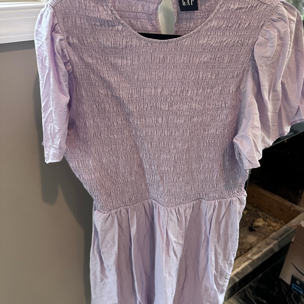 GAP Lilac Smocked Dress